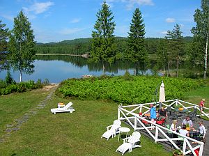Uitzicht vanaf onze kamer